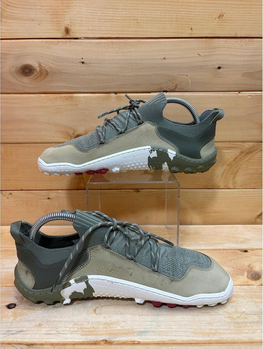 Vivobarefoot Tracker Decon Low Green 15 Minimalist Trail Running Shoe EUR 39 W 8 - Picture 2 of 6